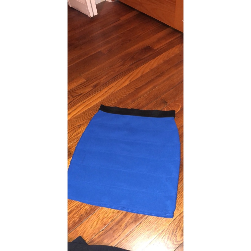 Forever 21 blue pencil skirt